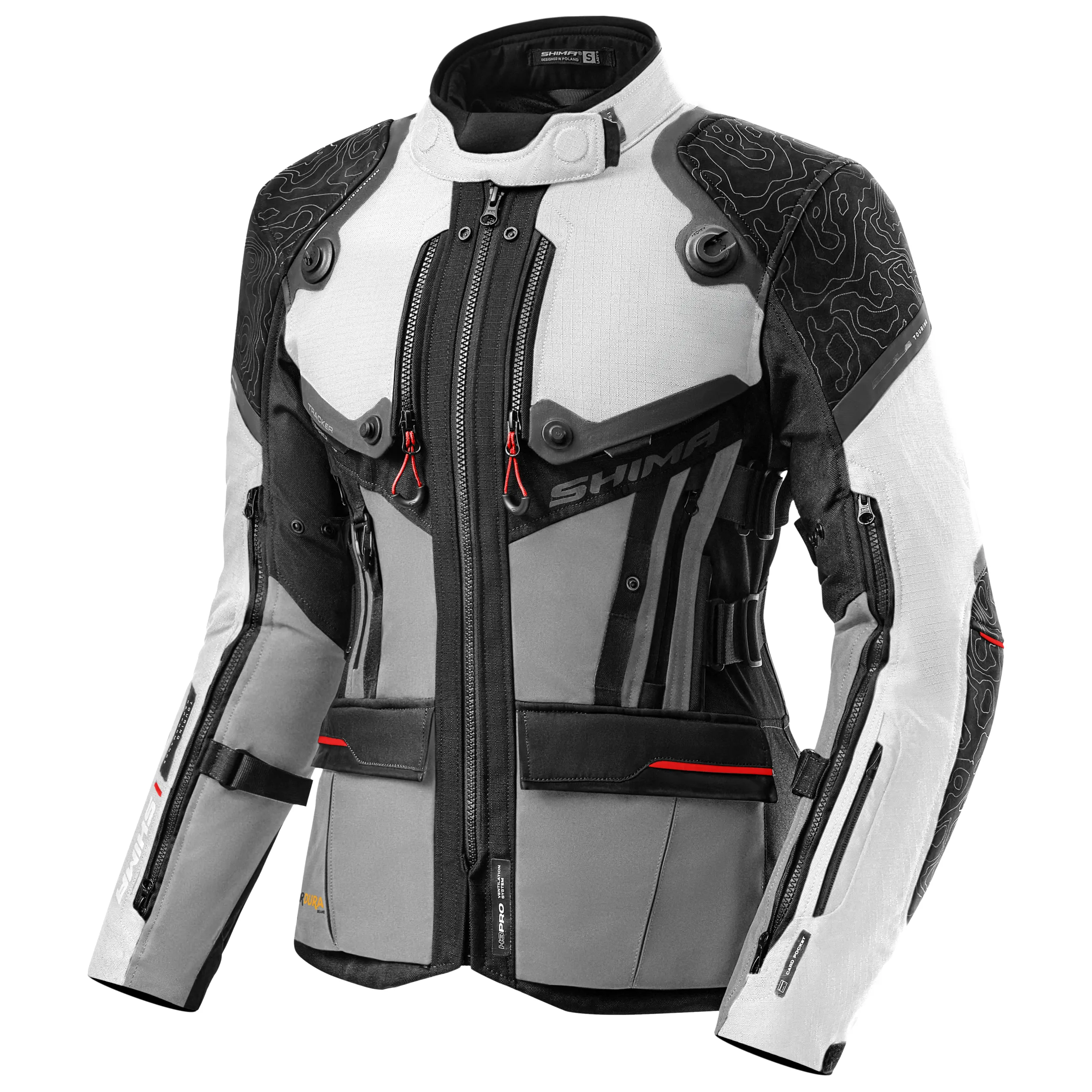 TRACKER LADY JKT LIGHT GREY