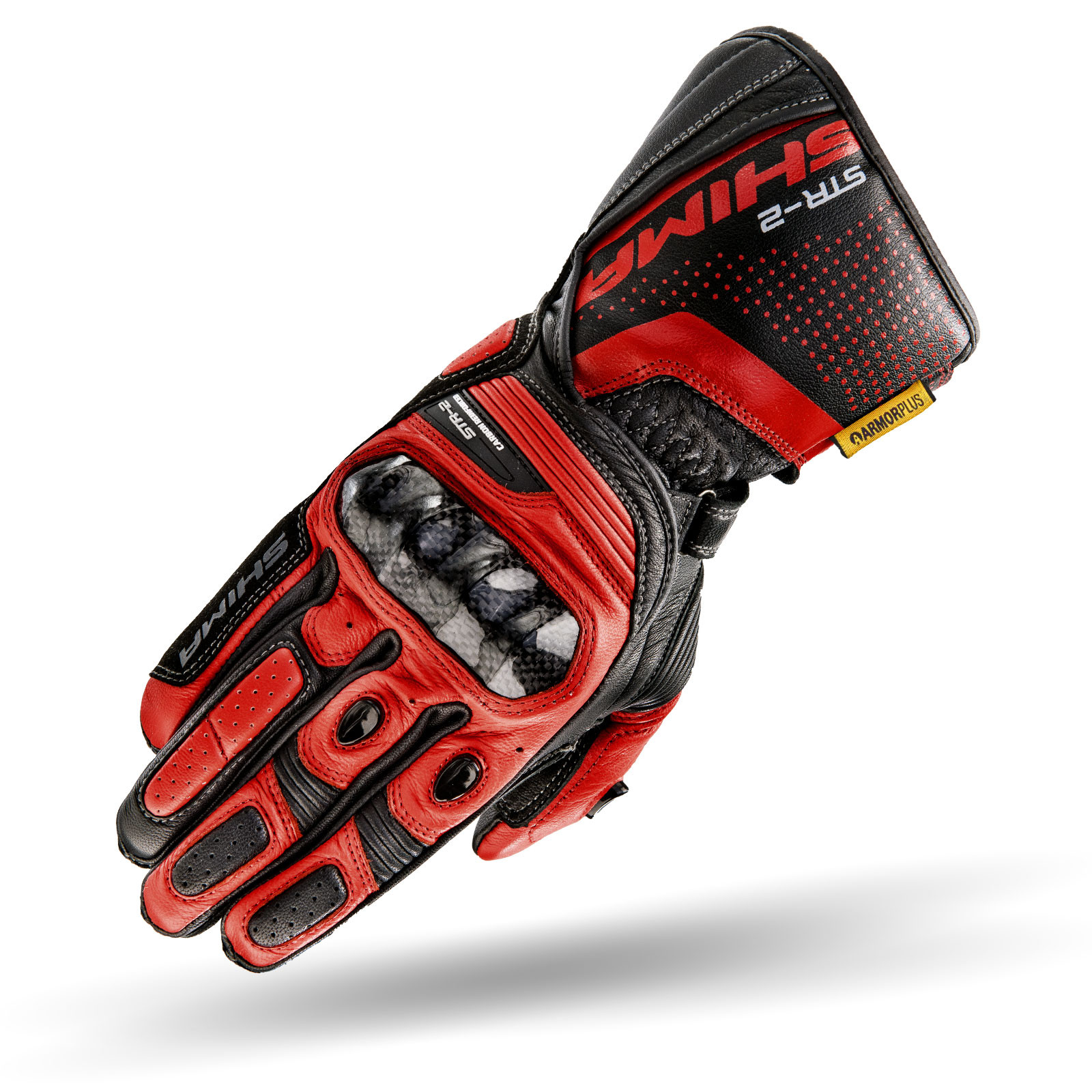 STR-2 GLOVES BLACK/RED