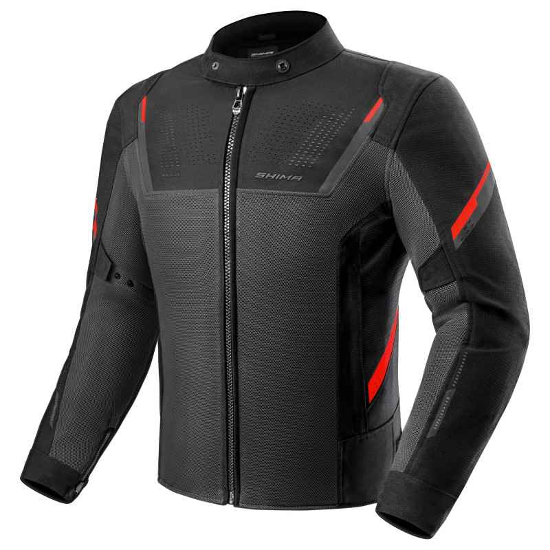 SHIMA RUSH 3.0 MEN AIR JKT G2 GRY/RD
