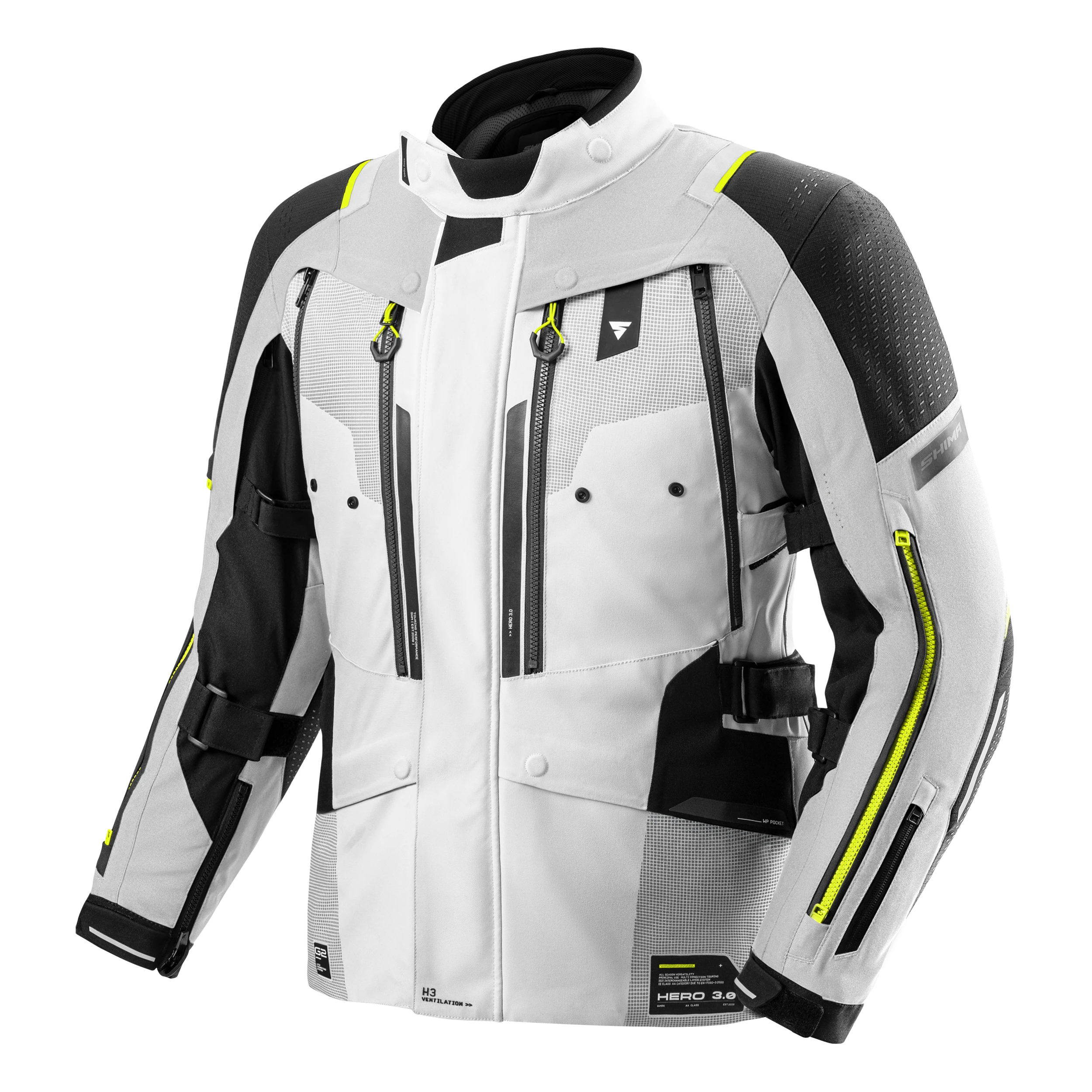 HERO 3.0 MEN JKT G2 GREY/FLUO