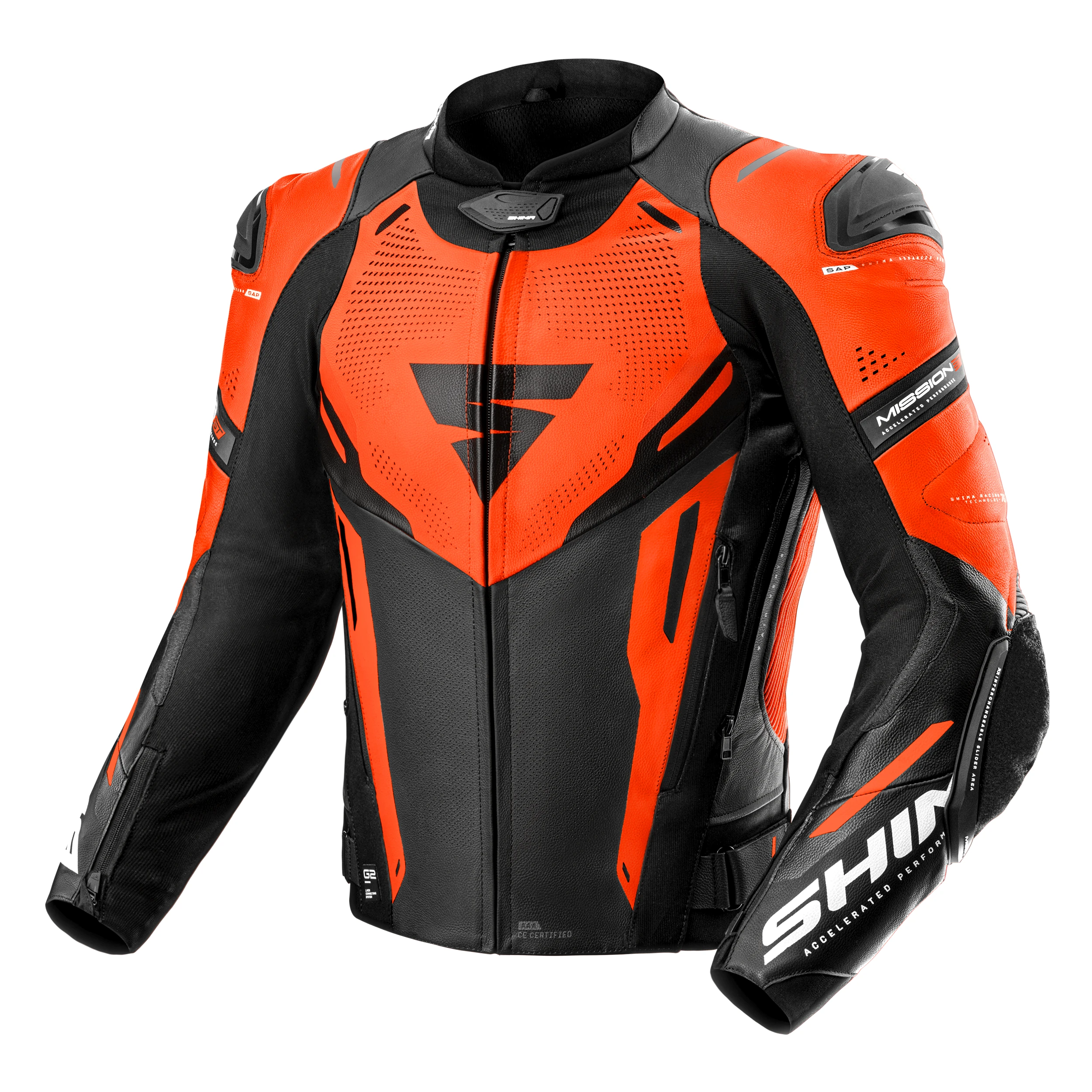 MISSION ST MEN JKT G2 RED FLUO